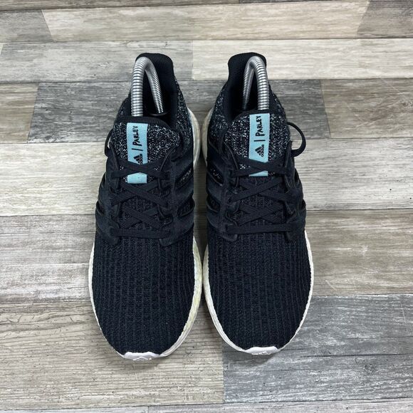 Adidas UltraBoost 4.0 Parley Women’s Size 6.5 Black Knit Running Sneakers Shoes - Picture 3 of 9